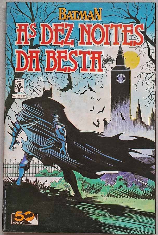 Batman, As Dez Noites Da Besta. Editora Abril.