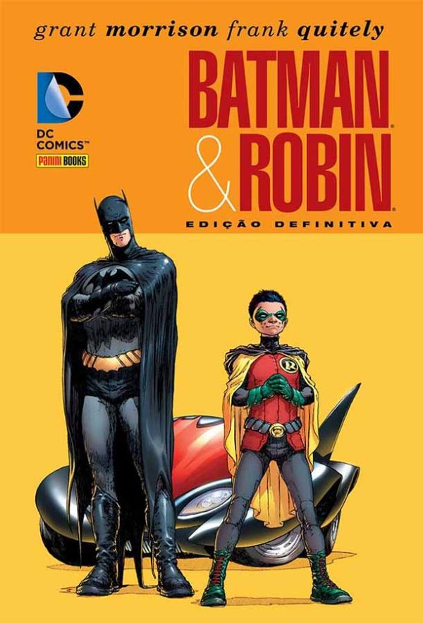 Batman & Robin/Edição Definitiva.  Por Grant Morrison e Frank Quitely.  Gibis & Quadrinhos. Graphic Novels. DC Comics. Batman. Editora: Panini. 