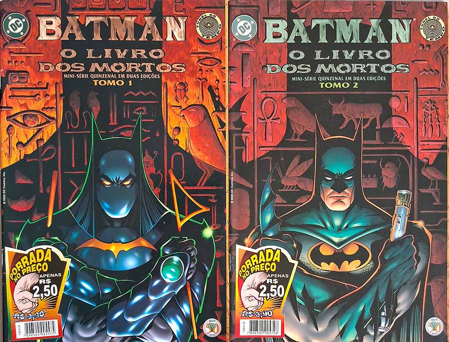 Batman: O Livro dos Mortos.  Minissérie completa com 2 partes. Editora Abril.