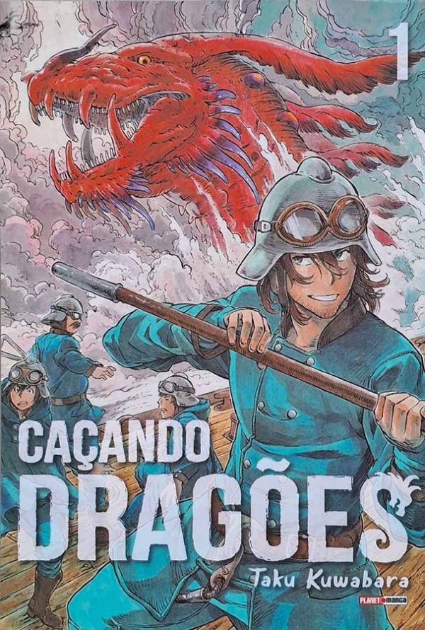 Caçando Dragões 01.  Autor: Taku Kuwabara.  Mangás.  Editora: Planet Mangá. 