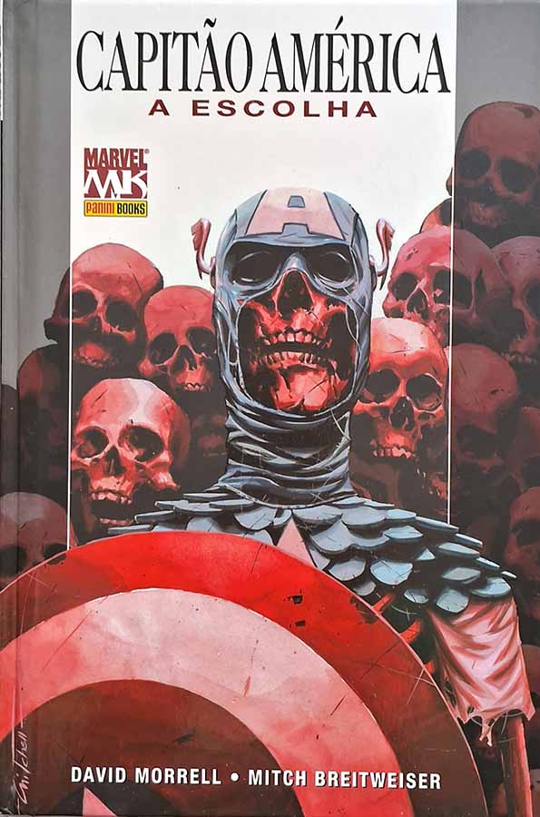 Capitão América: A Escolha.  Graphic Novel + Poster.  Por David Morrell; Mitch Breitweiser. Panini.