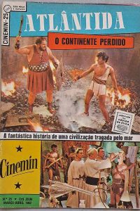 Cinemin Nº 25.  2ª Série em Atlântida: o Continente Perdido.  Gibis antigos.  Editora: EBAL. 