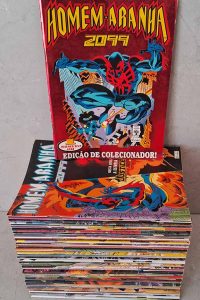 Homem-Aranha 2099.  Coleção completa com 39 edições.  Gibis & Quadrinhos. Marvel Comics. Coleções Completas. Editora Abril.