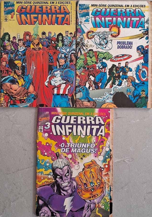 Guerra Infinita 3 Edições (Minissérie/Abril)