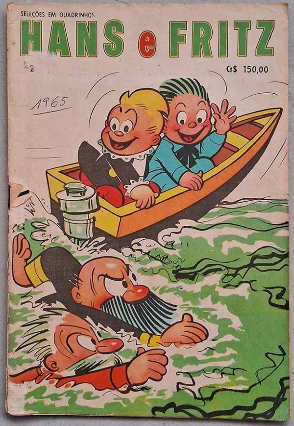 Hans e Fritz (Seleções em Quadrinhos) #205.  Gibis & Quadrinhos. Gibis Antigos.  Editora: Companhia Gráfica Novo Mundo. 