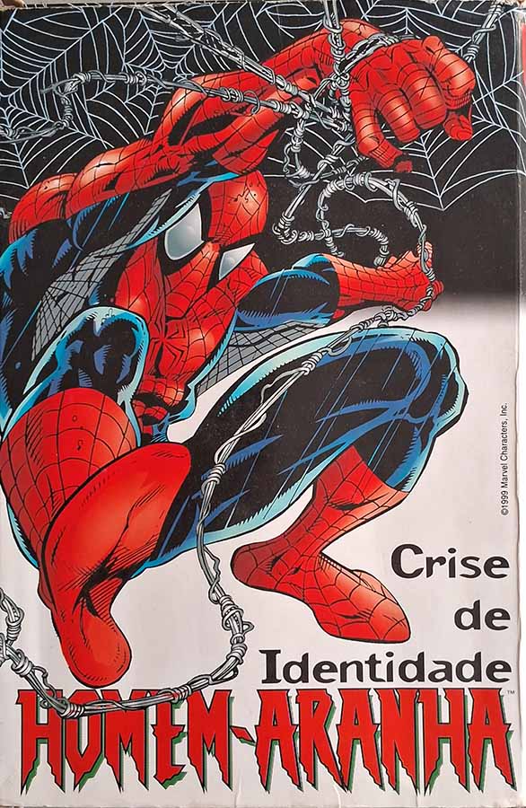 Homem-Aranha: Crise de Identidade.  Minissérie completa. Box com 4 edições.  Gibis & Quadrinhos. Marvel Comics. Minisséries Completas.  Editora: Abril. 