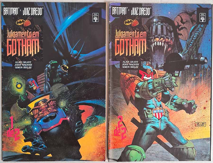 Batman & Juiz Dredd/Julgamento em Gotham — Minissérie Completa/Abril