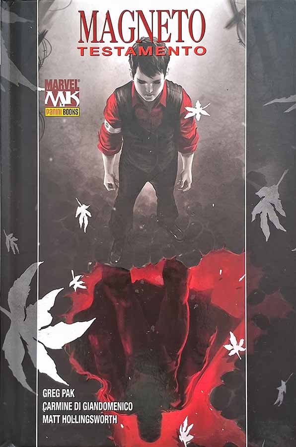 Magneto: Testamento.  Por Greg Pak; Carmine Di Giandomenico; Matt Hollingsworth. Gibis & Quadrinhos. Graphic Novels. Marvel.  Editora: Panini. 