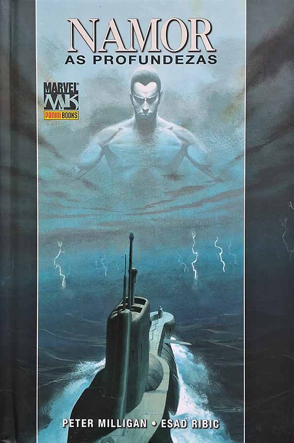 Namor: As Profundezas.  Graphic Novel + Poster.  Por Peter Milligan; Esad Ribic. Panini.