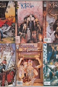 Os Livros da Magia - Transformações.  Minissérie Completa em 6 partes.  Gibis & Quadrinhos. Minisséries Completas. Editora: Tudo em Quadrinhos. 