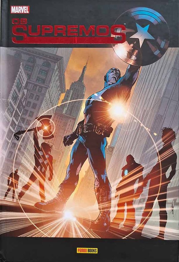 Os Supremos Volume 1.  Edição Definitiva.  Por Mark Millar; Bryan Hitch.  Graphic Novels. Marvel Comics. Panini.