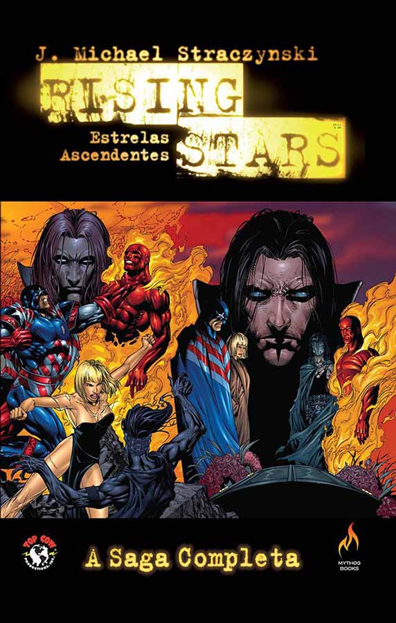 Rising Stars/Estrelas Ascendentes - A Saga Completa.  Por J. Michael Straczynski.  Gibis & Quadrinhos. Graphic Novels. Editora: Mythos Books. 