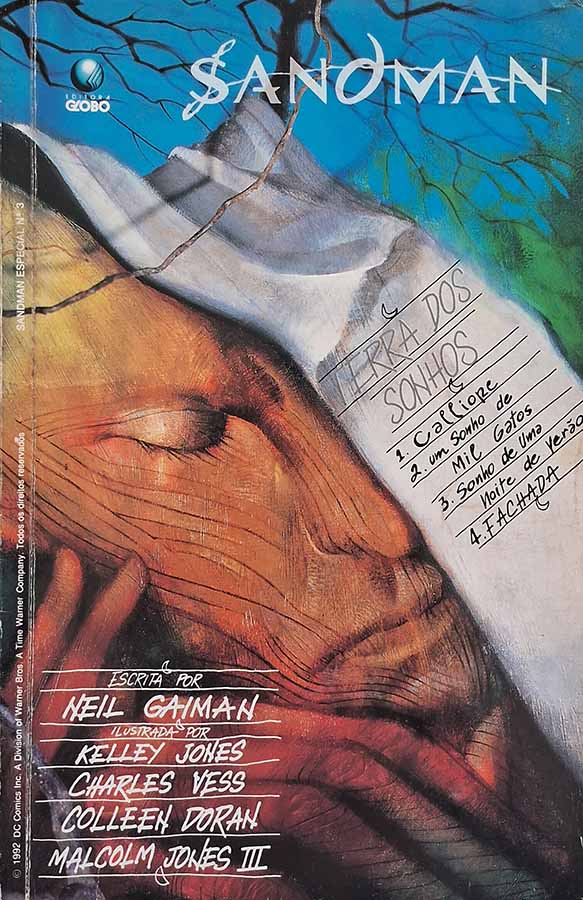 Sandman: Terra dos Sonhos.  Por Neil Gaiman.  Gibis & Quadrinhos. Sandman.  Editora: Globo. 