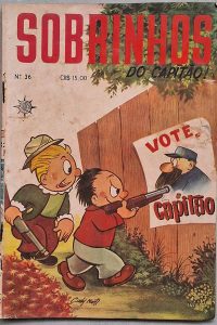 Sobrinhos do Capitão #36.  Gibis Antigos. Histórias em quadrinhos.  Editora: Companhia Gráfica Novo Mundo. 