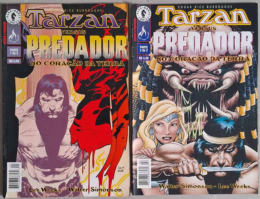 Tarzan vs Predador no Coração da Terra – Minissérie/Mythos