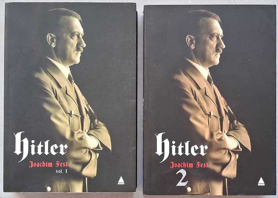 Hitler: Volumes 1 e 2.  Autor: Joachim Fest.