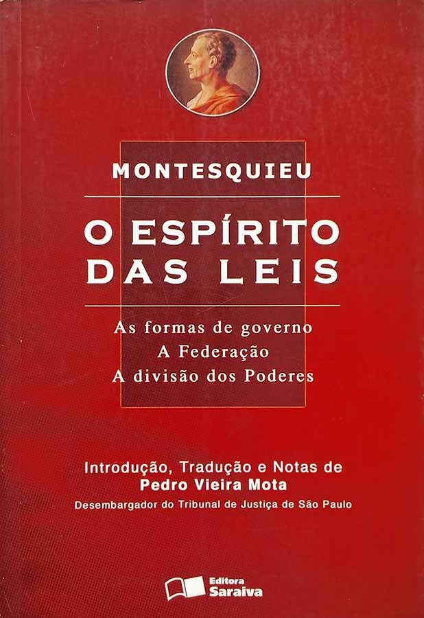 O Espírito das Leis (Montesquieu; Saraiva)