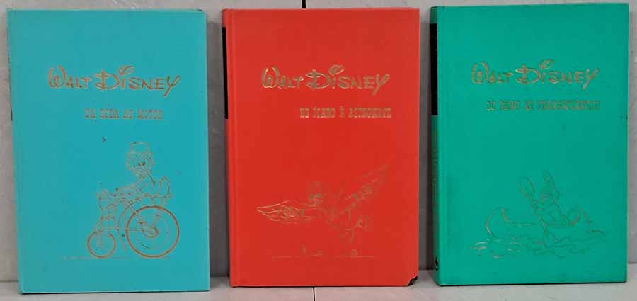 Coleção Walt Disney em 3 Volumes.  Boa Leitura Editora. Texto de Hugo Bovero.