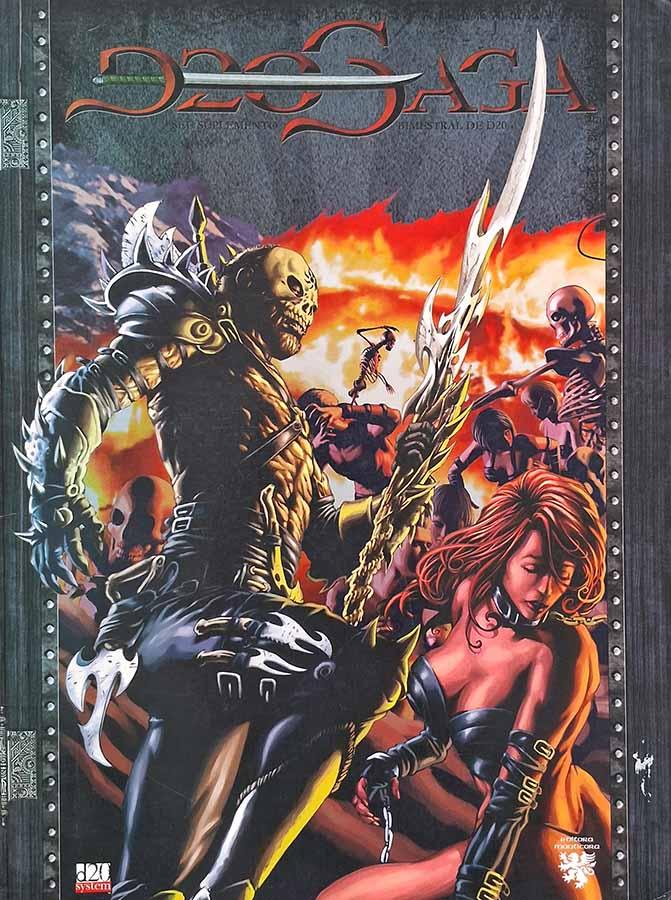 D20 Saga Ano I #6.  Autores: Marcelo e Ricardo Acerbi Wendel. Razorback: A Invasão de Necropia. 