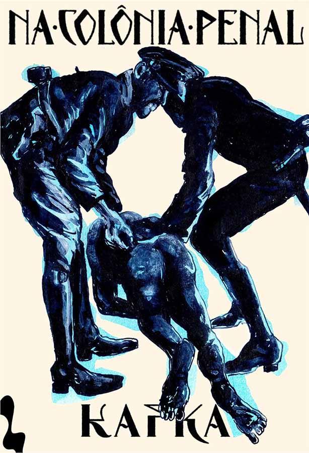 Na Colônia Penal.  Autor: Franz Kafka.  Ilustrações por Lourenço Mutarelli.  