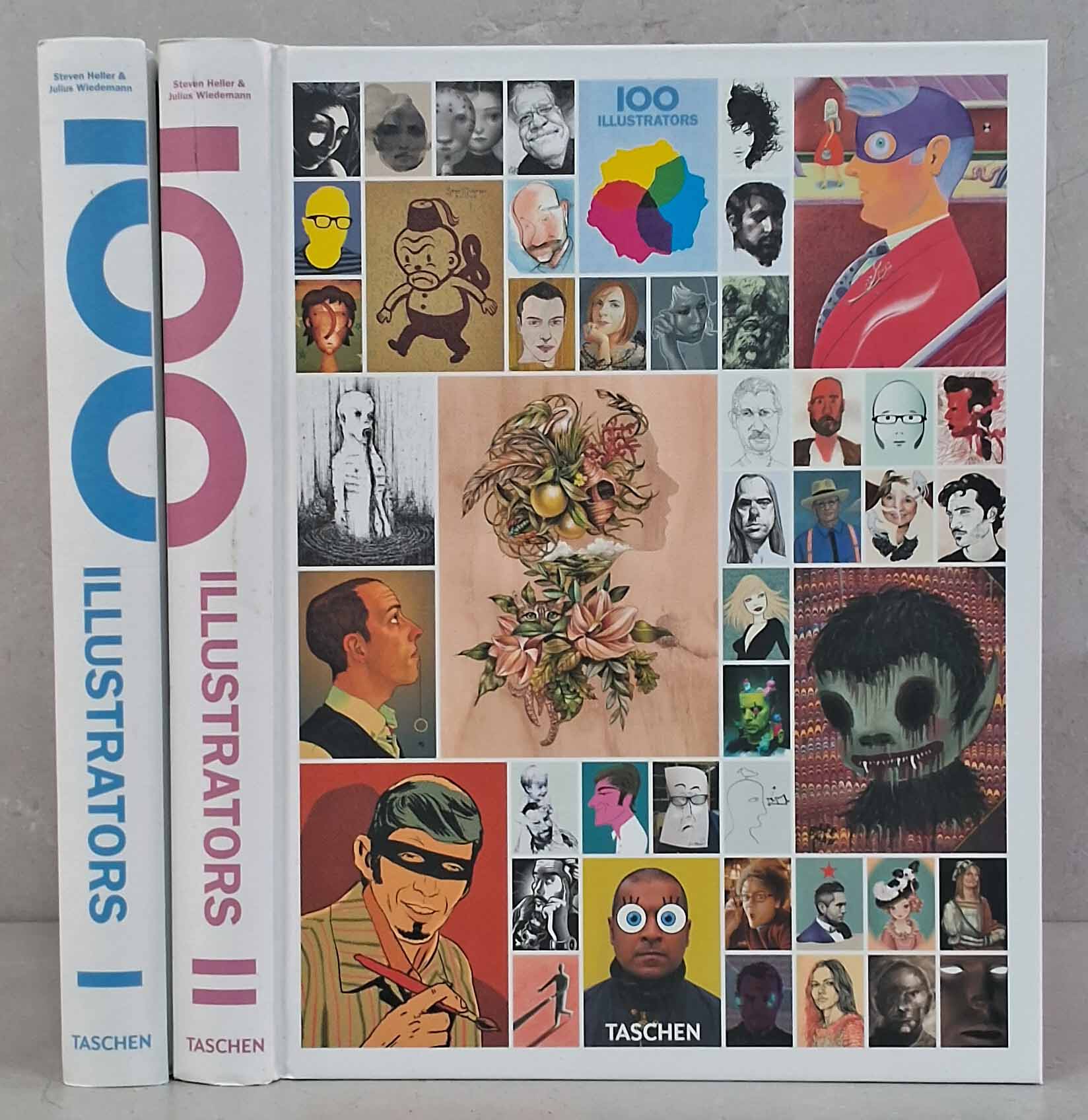 100 illustrations taschen - SEBO RS RARIDADES LIVRO 100 Illustrators: Taschen