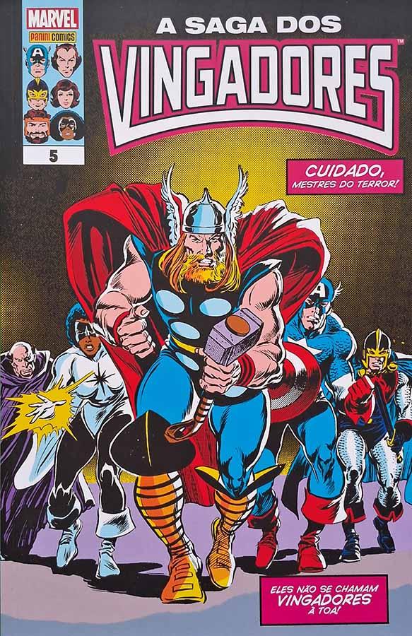 A Saga dos Vingadores #5 . Edição da Panini. A Invasão da Atlântida e outras Histórias. 
