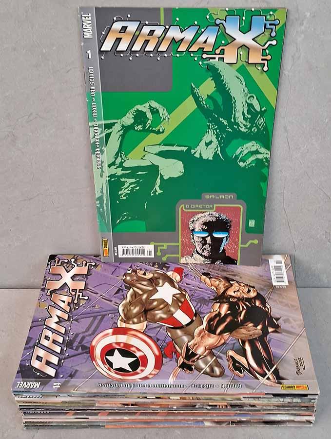 Arma X, 14 Edições.  Coleção completa da Panini do #1 ao #14.