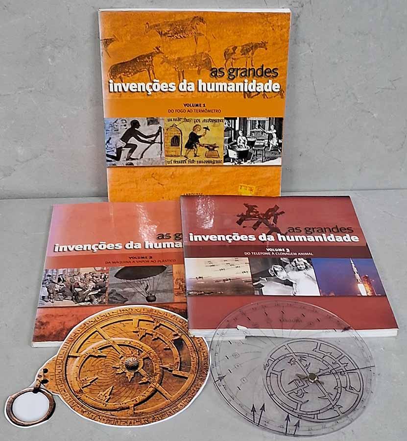 As Grandes Invenções da Humanidade 3 Volumes (Larousse)