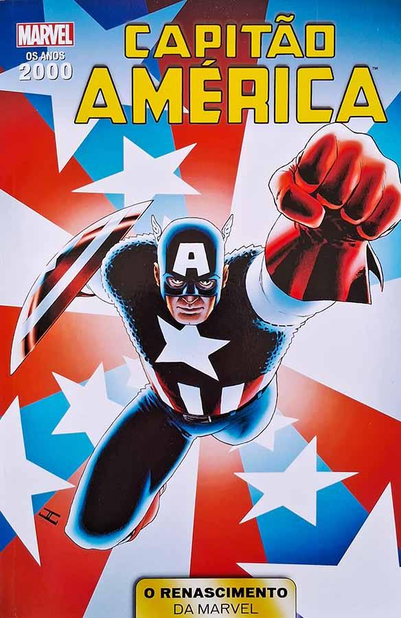 Anos 2000: O Renascimento da Marvel #1.  Capitão América.  Graphic Novels.  Editora: Panini.   Ano de Edição: 2022. 