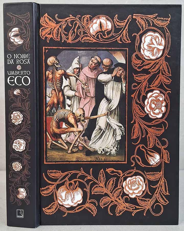 Em Nome da Rosa.  Autor: Umberto Eco. Edição especial da Record em capa dura.  Livros usados.  Editora: Record.  Ano de Edição: 2019. 