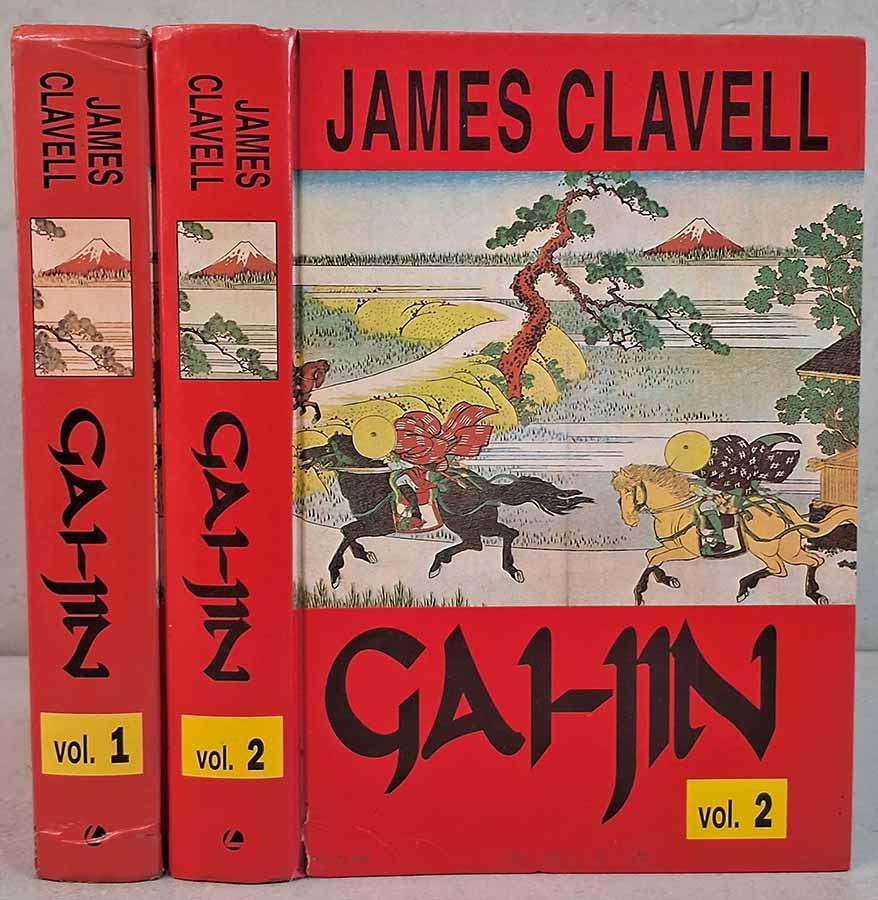 Gai-Jin. Obra completa em 2 Volumes.  Autor: James Clavell. Livros usados.  Editora: Círculo do Livro. 