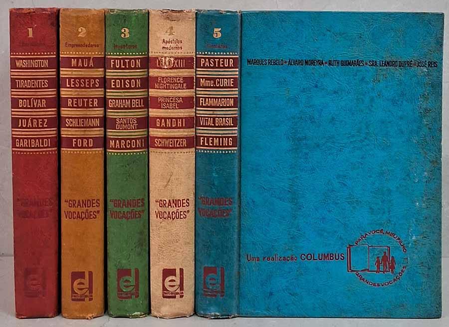 Coleção Grandes Vocações, 5 Volumes.  Donato Editora. 
