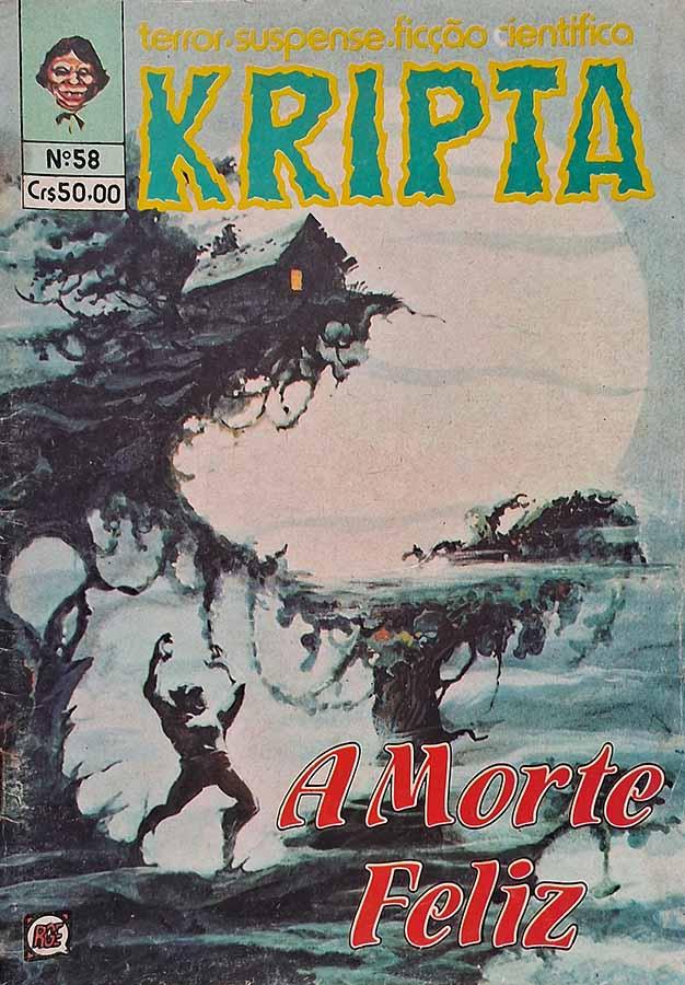 kripta 58 rge - SEBO RS RARIDADES Kripta #58. Edição da RGE em formatinho. A Morte Feliz e outras histórias.