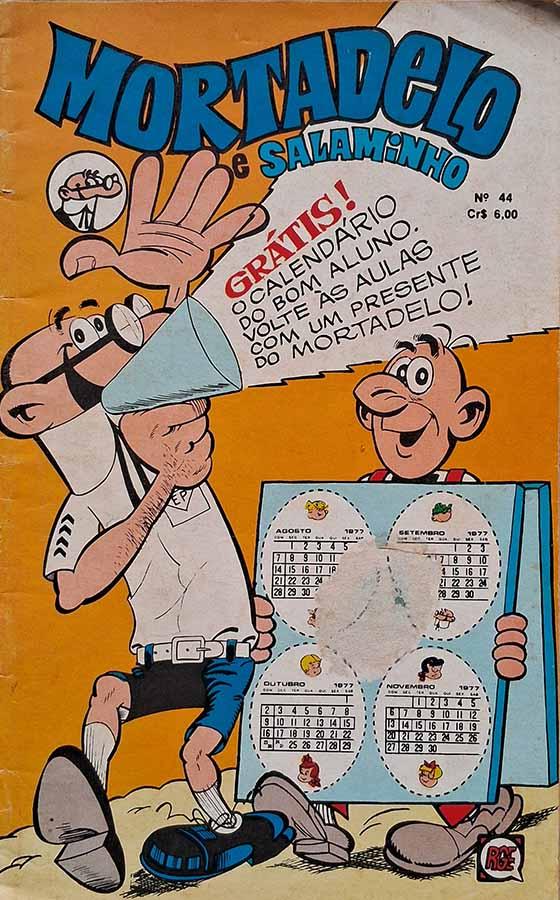 Mortadelo e Salaminho #44.  Gibis & Quadrinhos.  Editora: RGE, Rio Gráfica Editora. 