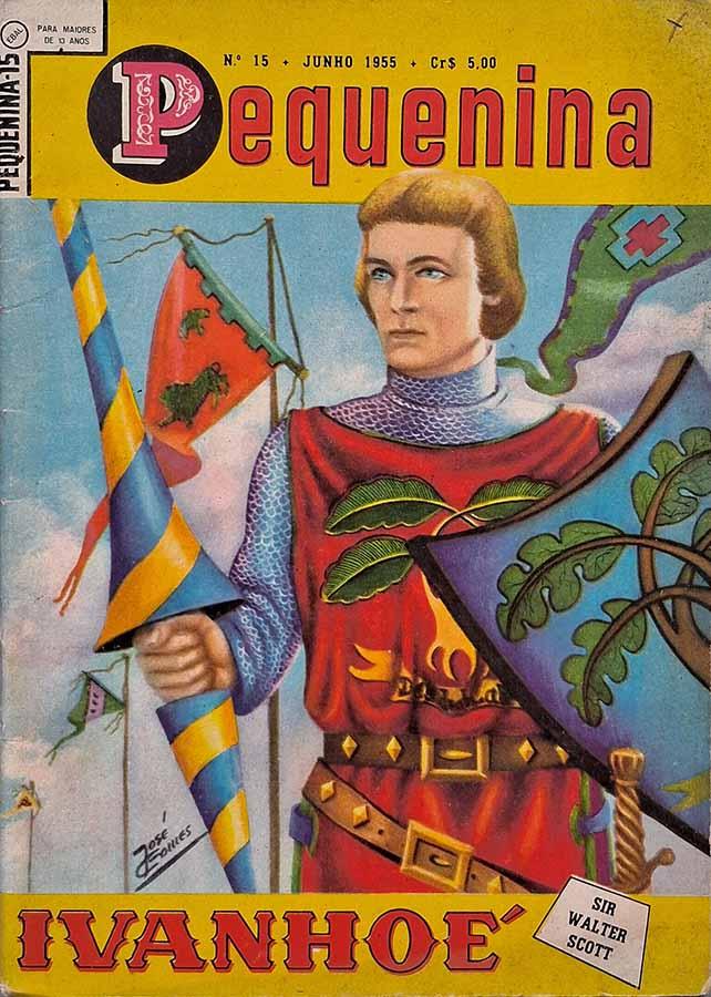 Pequenina #15 Junho/1955.  Edição da EBAL em Ivanhoé.  