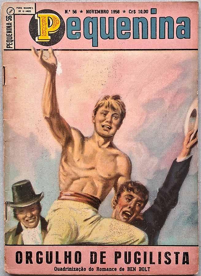 Pequenina #56 em Orgulho de Pugilista.  Gibis. Histórias em quadrinhos da EBAL. Editora: EBAL.   Edição: Novembro/1958. 