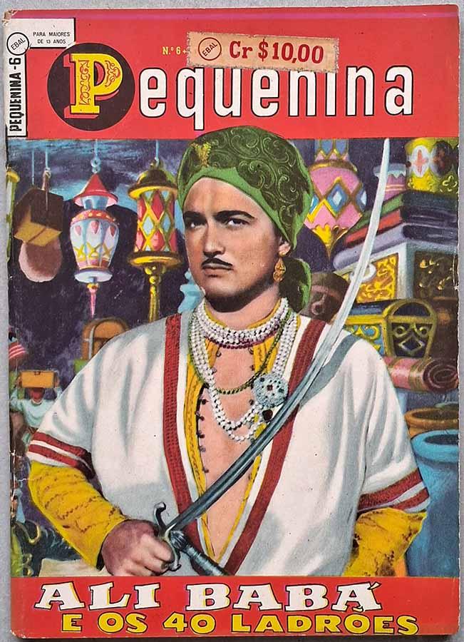 Pequenina #6. Edição da EBAL em Ali Babá e os 40 Ladrões.  