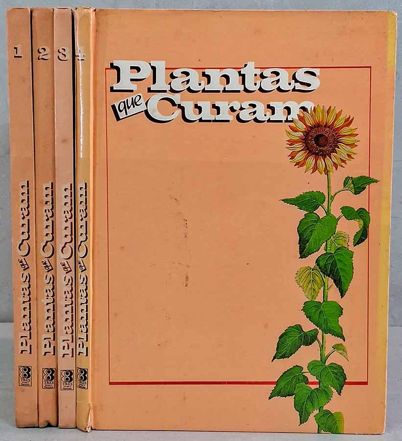 Plantas que Curam, coleção com 4 Volumes.  Editora Três.