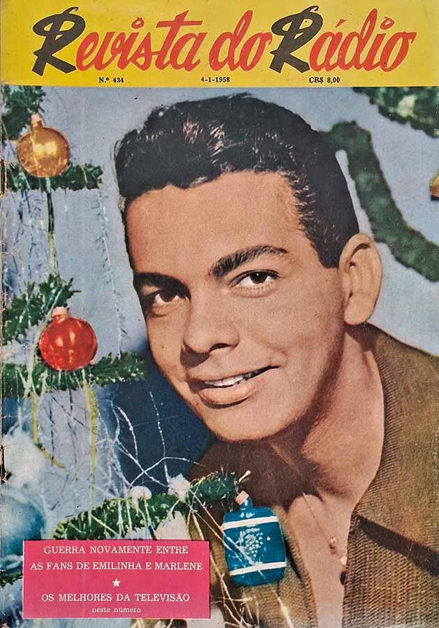 Revista do Rádio #434.  Capa com Cauby Peixoto. Reportagens com Marlene e Emilinha; Angela Maria; Jair Machado; Neida Rodrigues e José Américo; Paulo Mourão; Júlio Louzada; Dario de Almeida; Paulo Gracindo; Waldir Amaral e muito mais.  Revistas.  Editora: Rádio Editora.   Edição: 04 de Janeiro de 1958. 