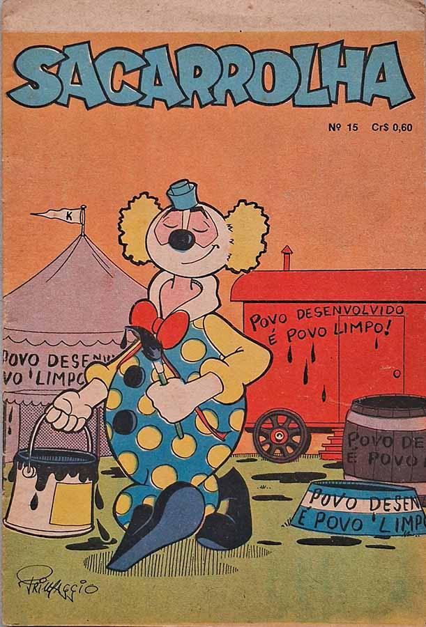 Sacarrolha #15.  Edição da RGE em formatinho. Em O Peixinho Dourado.  Gibis & Histórias em Quadrinhos.  Editora: RGE, Rio Gráfica Editora.   Edição: Março/1973. 