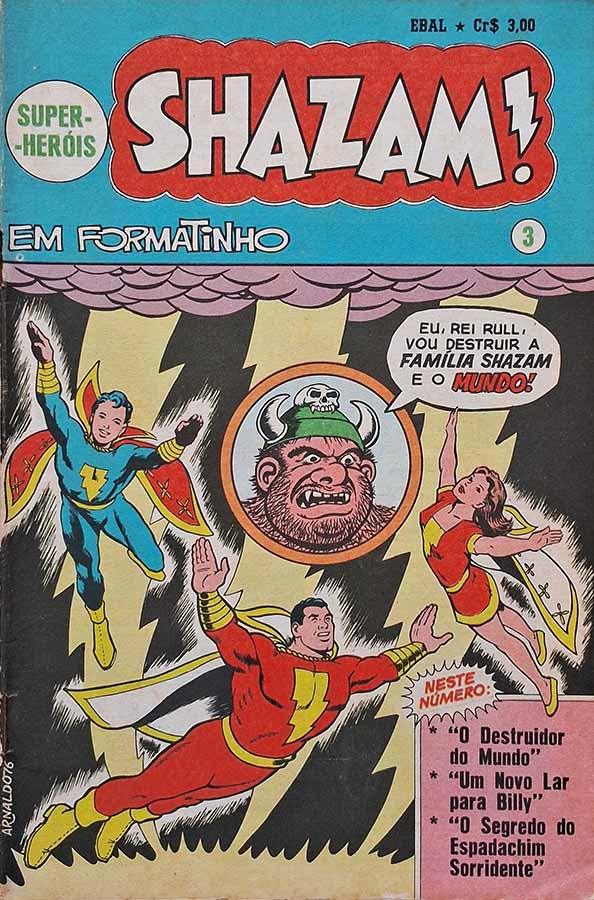 Super-Heróis Shazam! em Formatinho #3 (Ebal)
