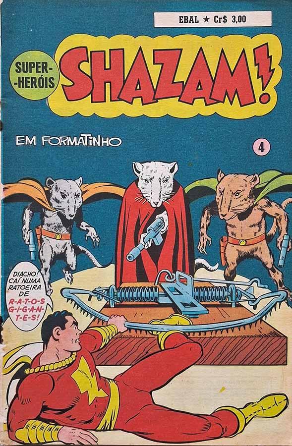 Shazam! Super-Heróis em Formatinho #4 (Ebal)