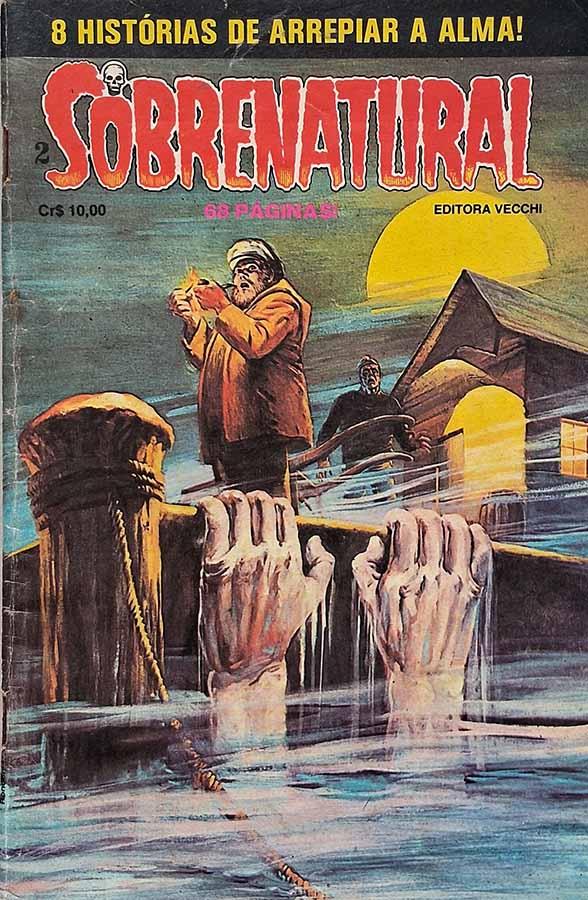 Sobrenatural #2.  Edição da Vecchi em formatinho. HQs de Terror e Horror. Ladrão de Almas e outras histórias. 