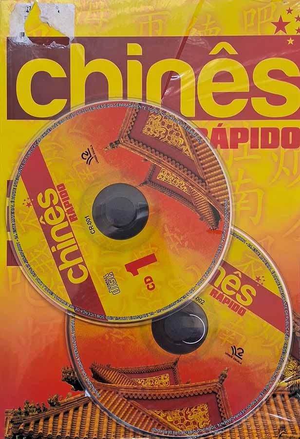 Chinês Rápido: Livro + 2 CD'S.  Editora Escala.   Livros usados. 