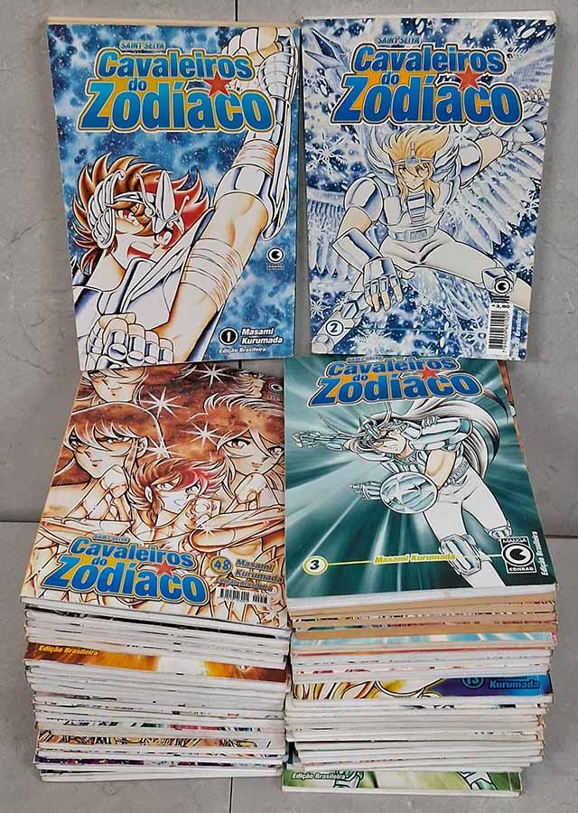 Coleção Cavaleiros do Zodiaco/Conrad (48 Volumes) - SEBO RS RARIDADES