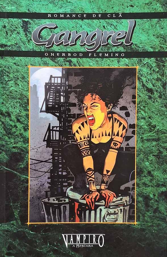 Gangrel: Romance de Clã. Autor: Stewart Wieck. Vampiro a Máscara. Livros usados/seminovos.  Editora: Devir Livraria.  Ano de Edição: 2003. 