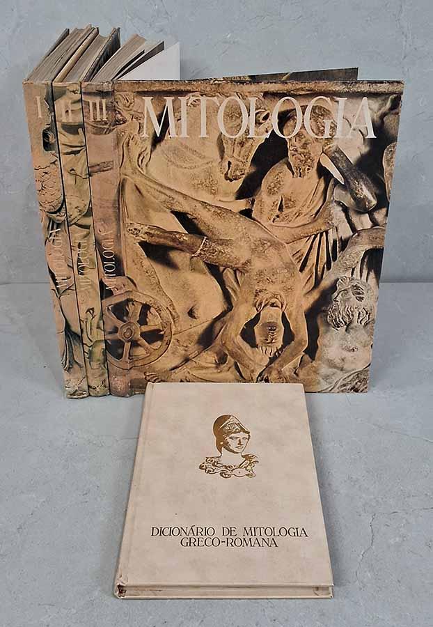 Aru　セット3冊 Mitologia: Abril Cultural (3 volumes + Dicionário) - SEBO RS RARIDADES