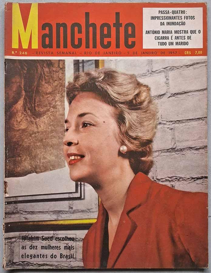 Revista Manchete Nº 246 Janeiro/1957 – Capa: Vera Butler
