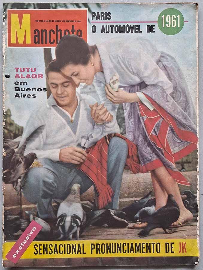 Revista Manchete Nº 446.   Reportagem da capa: Tutu e Alaor em Buenos Aires.