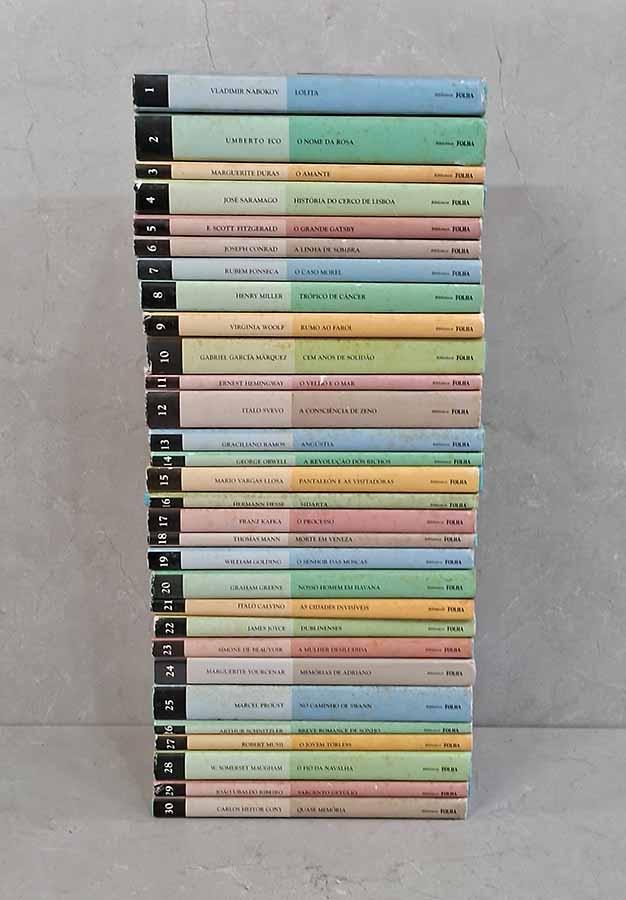 Coleção Biblioteca Folha em 30 Volumes.  Folha de São Paulo.